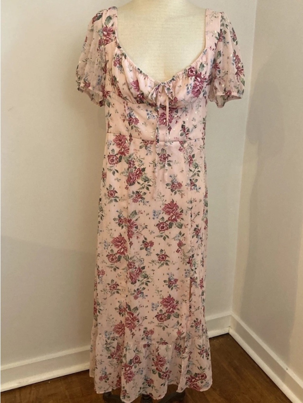 9-27 The general Good Dress Pink Floral Medium NWT stitch Fix